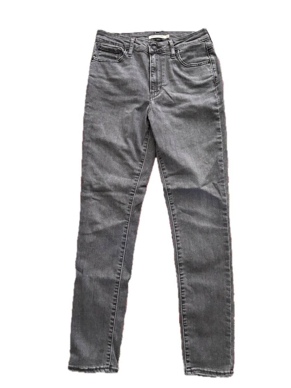 Levi's 721 High-Rise Skinny Jeans in Gray